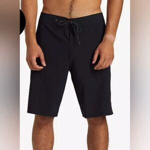 Quiksilver Men's Black Surfsilk Kaimana 20" Drawcord Boardshorts Size 30 Pockets